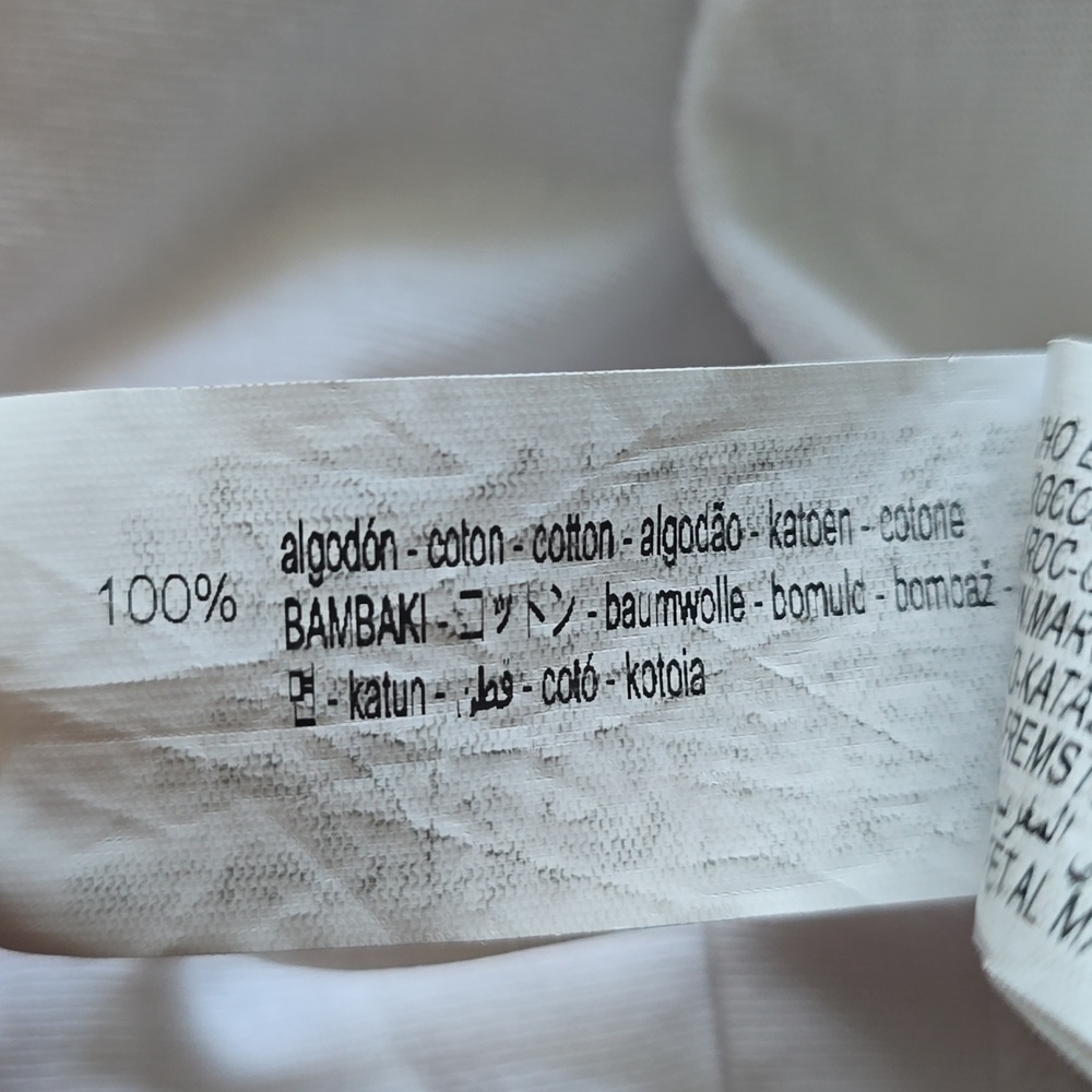 Zara White Tee with Artistic Graphic - Picture 9 of 9